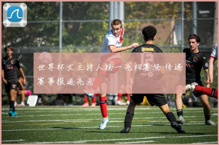 世界杯女主持人杨一亮相赛场 传递赛事报道亮点